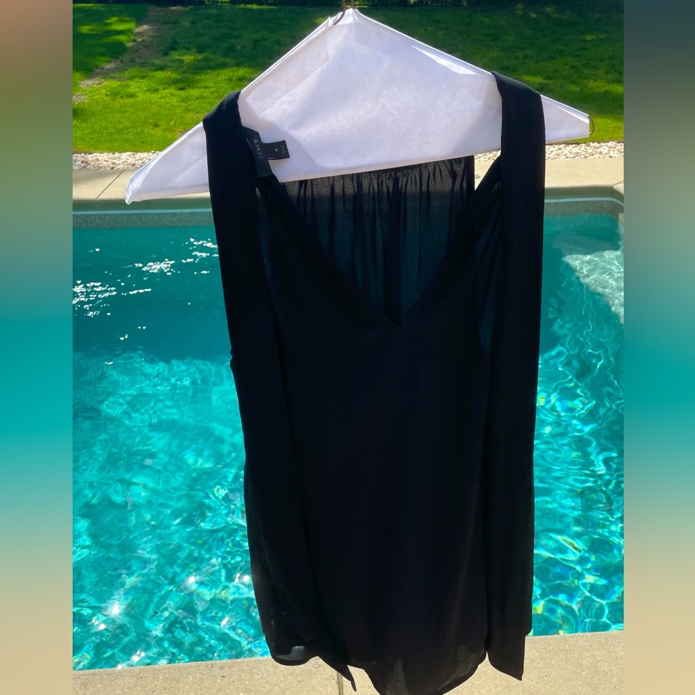 J Crew Black Blouse